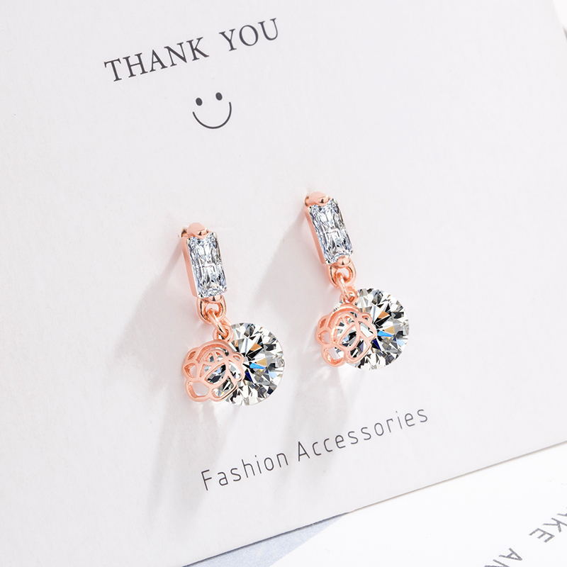 Zircon lymph germanium earrings(Limited Time Discount 🔥 Last Day)