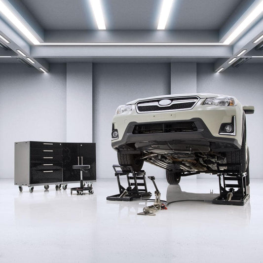 🎉Factory Promotion Capacity Hydraulic Underbody Access Car Lift with Ramp