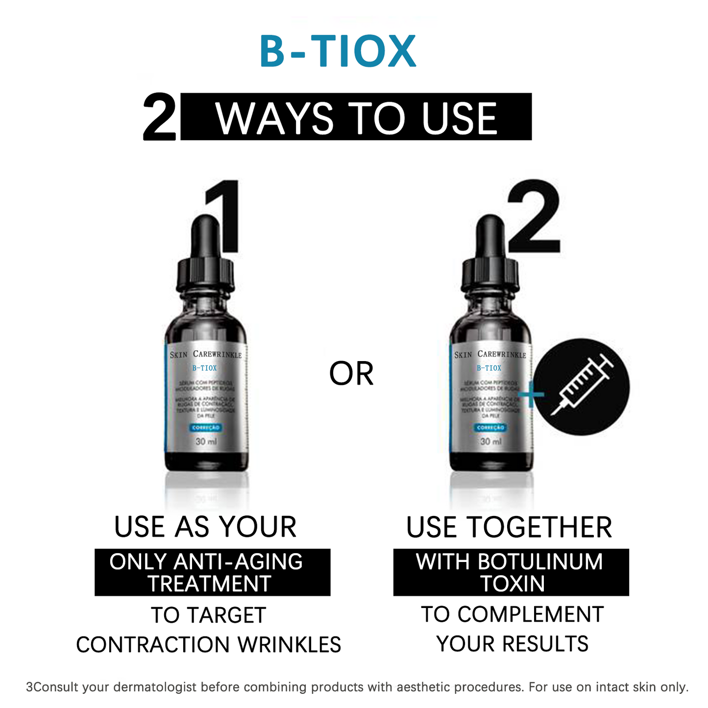 SkinCare wrinkle B-TIOX Peptide Serum