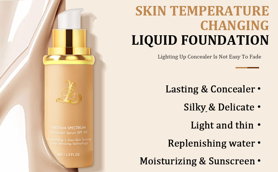Sale Happening Now:70%OFF🔥4 in 1 Color Changing Foundation SPF 50