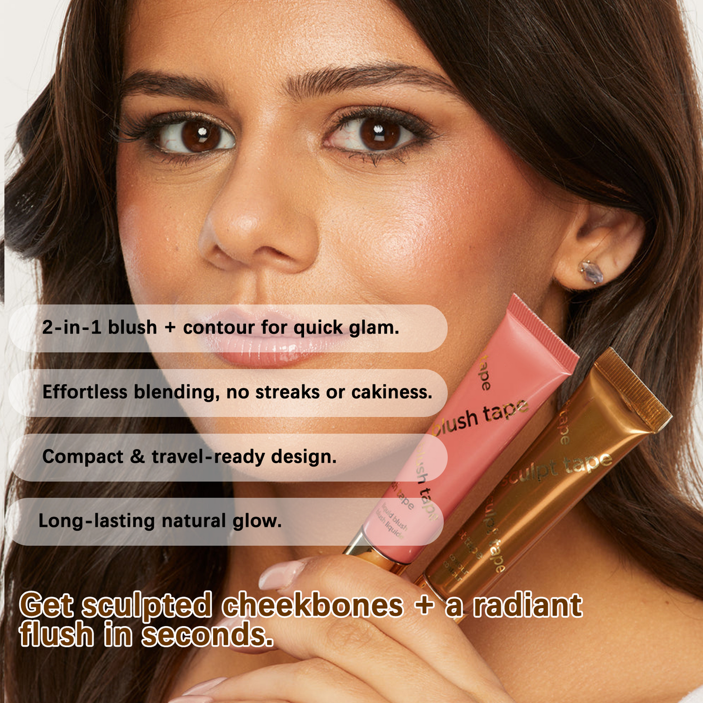 Sculpt Tape & Blush Duo – Blush and Bronzer