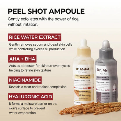 Sale Happening Now:70%OFF🔥Gentle Exfoliator Glow Rice Ampoule-Suitable for All Skin Types