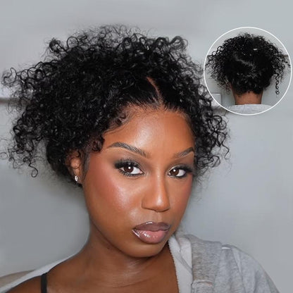 Water Wave Invisi Strap Snug Fit Ashimary Hair 360 Transparent Lace Frontal Bleached Knots Pre Cut Lace Wig
