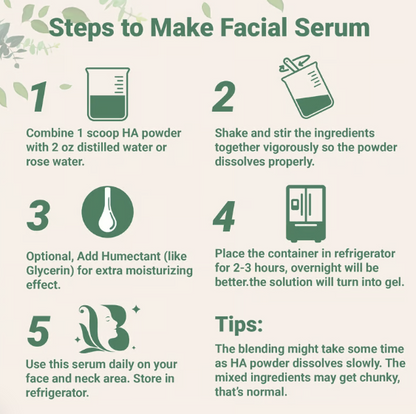 Micro Ingredients Hyaluronic Acid Powder DIY Facial Serum