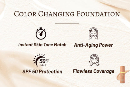 Sale Happening Now:70%OFF🔥4 in 1 Color Changing Foundation SPF 50