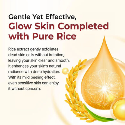 Sale Happening Now:70%OFF🔥Gentle Exfoliator Glow Rice Ampoule-Suitable for All Skin Types